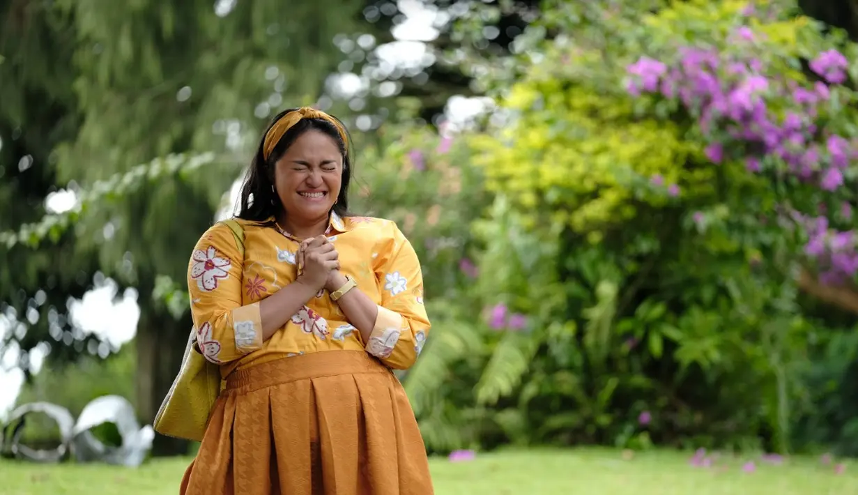 Marshanda baru-baru ini bikin heboh publik berkat penampilannya yang lebih gemuk dalam film Gendut Siapa Takut karya sineas Pritagita Arianegara. Film ini mempertemukan bintang sinetron Bidadari dengan Wafda Saifan hingga aktris peraih 2 Piala Citra, Cut Mini. Gendut Siapa Takut akan menyapa bioskop seluruh Indonesia pada 22 September 2022. (Foto: Dok. Spectrum Film)