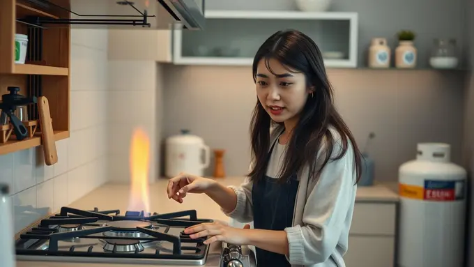 cara mengatasi gas tidak naik ke kompor