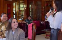 Fuji Diundang Makan Siang Bareng Prabowo di Kantor Kemenhan, Aksi Mayor Teddy Ini Tuai Sorotan