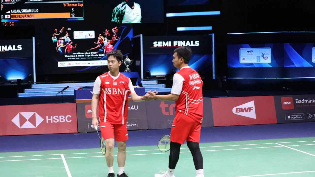 Mohammad Ahsan/Kevin Sanjaya Sukamuljo, Piala Thomas 2022
