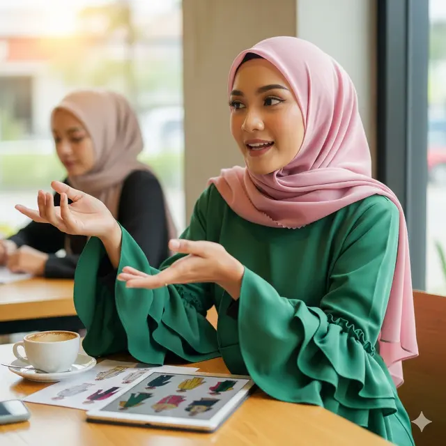 Model Lengan Gamis Rempel Paling Baru