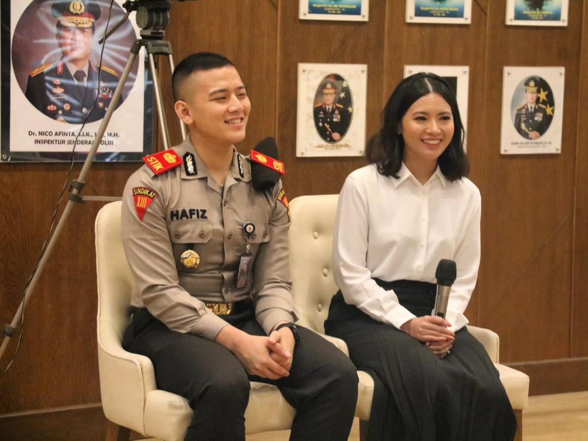 Iptu Hafiz Akbar dengan Angela Perkasa