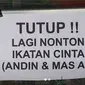 6 Alasan Warung Tutup Demi Nonton Ikatan Cinta Ini Kocak (FB/siap.siaptempur)