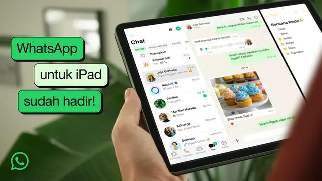 WhatsApp Kini Tersedia di iPad Setelah 15 Tahun, Simak Fitur Lengkapnya! (Doc: WhatsApp)