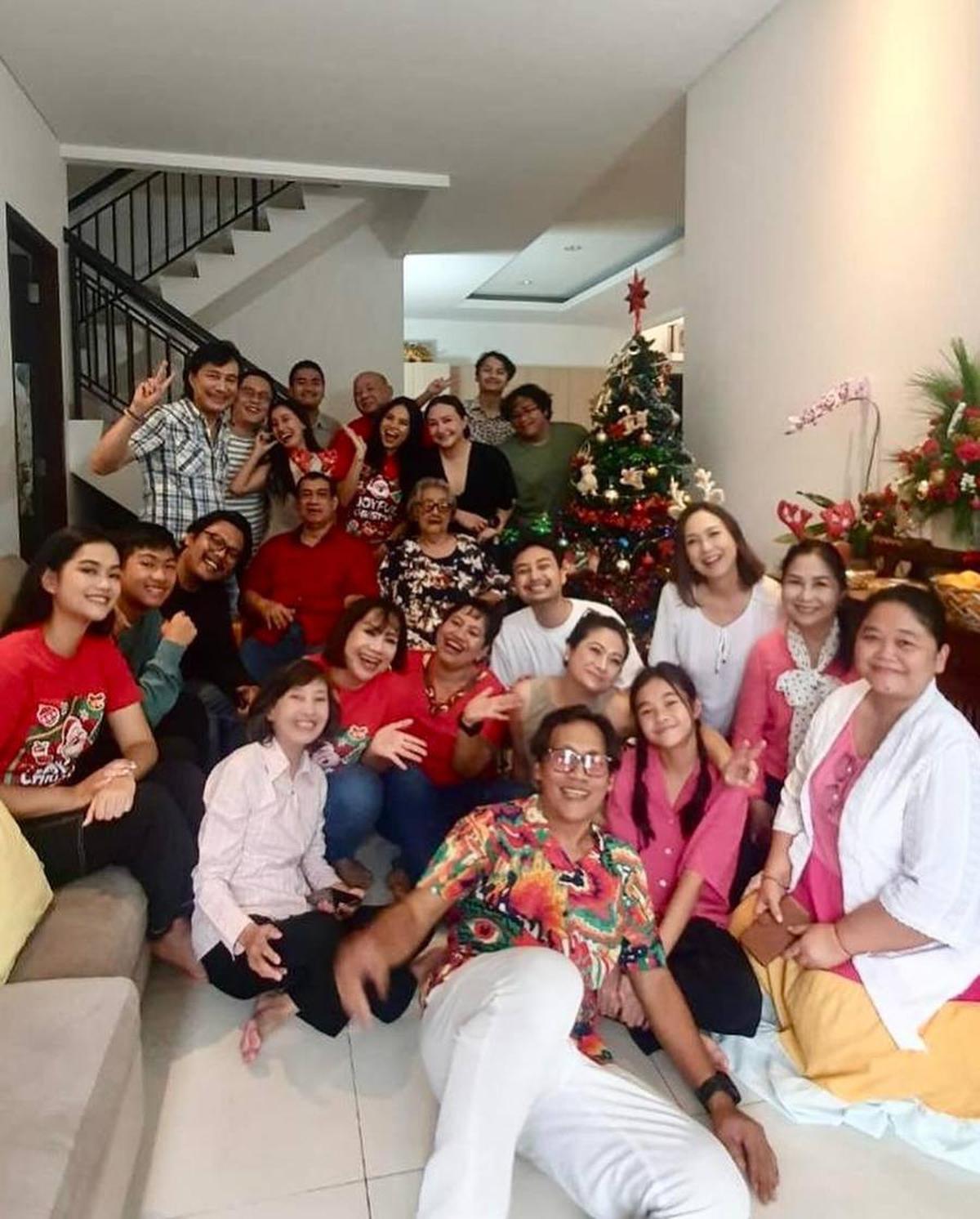 7 Potret Perayaan Natal Ira Wibowo & Katon Bagaskara, Meriah Bareng Keluarga Besar