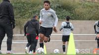 Striker Timnas Indonesia U-19, Titan Agung, saat mengikuti pemusatan latihan Timnas Indonesia U-19 di Spanyol. (PSSI).