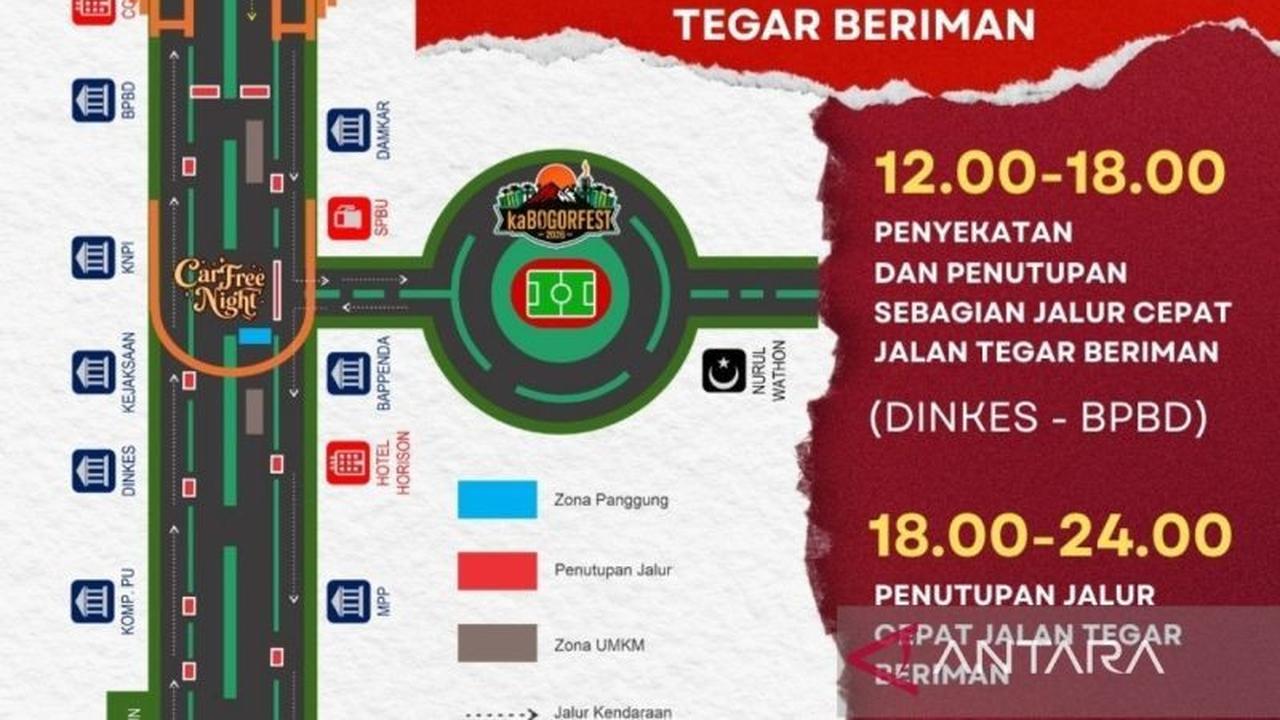 Car Free Night Tegar Beriman Meriahkan HJB ke-544, Dorong Ekonomi Lokal