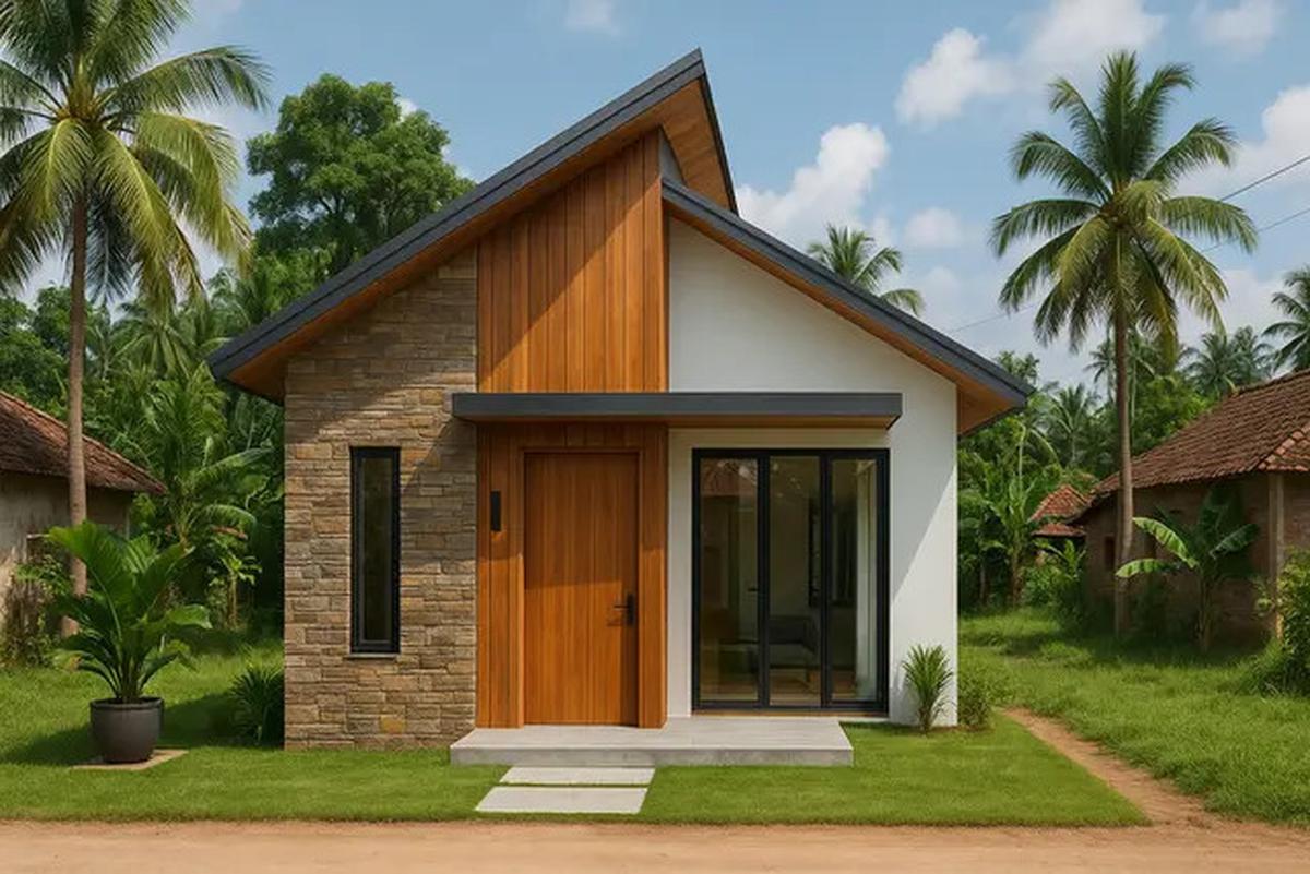 8 Desain Rumah Sederhana tapi Terlihat Mewah 2 Kamar di Kampung