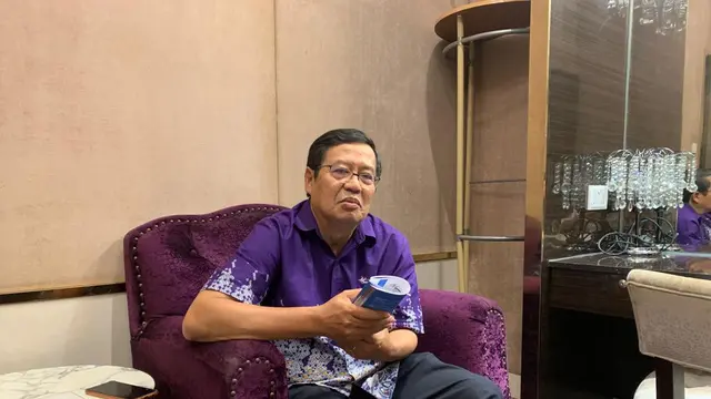Rektor Binus University Profesor. Harijanto Prabowo dalam acara School Executive Excursion (SEE), di Hong Kong, Senin (17/7/2023). (Liputan6/Benedikta Miranti)