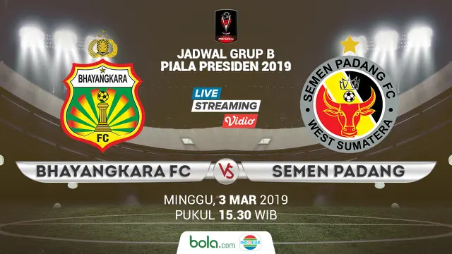 Bhayangkara FC vs Semen Padang