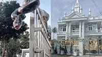 6 Potret Rumah Mewah di Garut yang Dijaga Ular Besar di Gerbangnya (Sumber: TikTok/@andripandora123/Facebook/Andri Ali Robi)