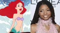 Halle Bailey, pemeran Ariel dalam The Little Mermaid versi live action (Disney.com -  Evan Agostini/Invision/AP, File)