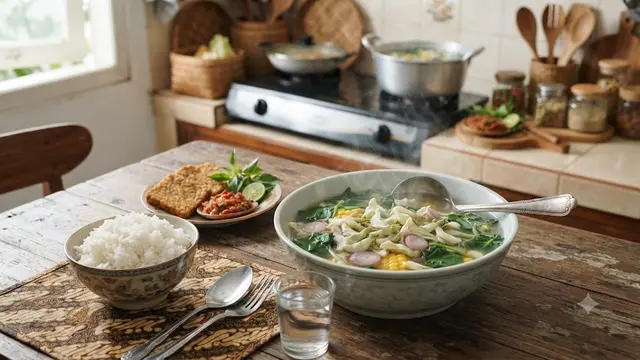 Sayur Bening Bunga Turi