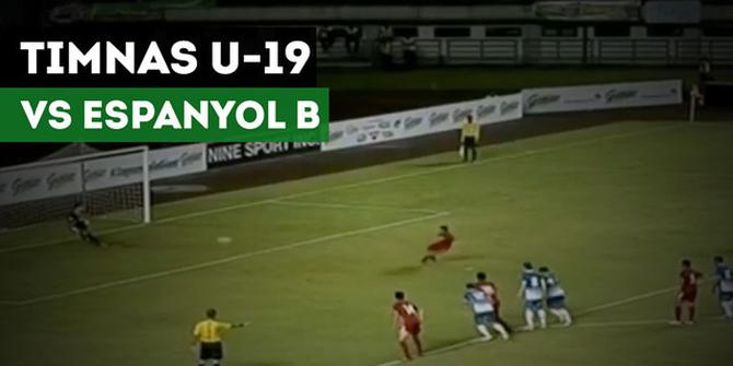 VIDEO: Timnas Indonesia U-19 Kalah 2-4 dari Espanyol B