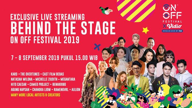 ON OFF Festival 2019 digelar Sabtu-Minggu, 7-8 Sepetember 2019 di Istora Senayan Jakarta