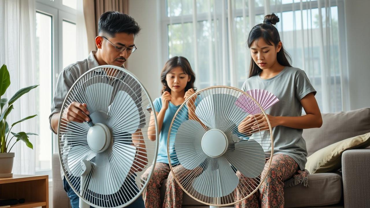 cara memperbaiki kipas angin mati total