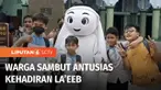 Maskot Piala Dunia Qatar, La’eeb keliling ke sejumlah daerah menyapa warga menyambut kick off Piala Dunia. Selain menyapa warga, sebagai kenang-kenangan, La’eeb juga membagikan jadwal dan stiker piala dunia.