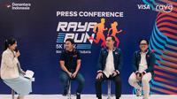 Suasana konferensi pers Raya Run 2025 di Surabaya. Acara ini menjadi ajang Bank Raya untuk mengajak masyarakat hidup sehat sekaligus mengenal lebih dekat layanan perbankan digitalnya.
