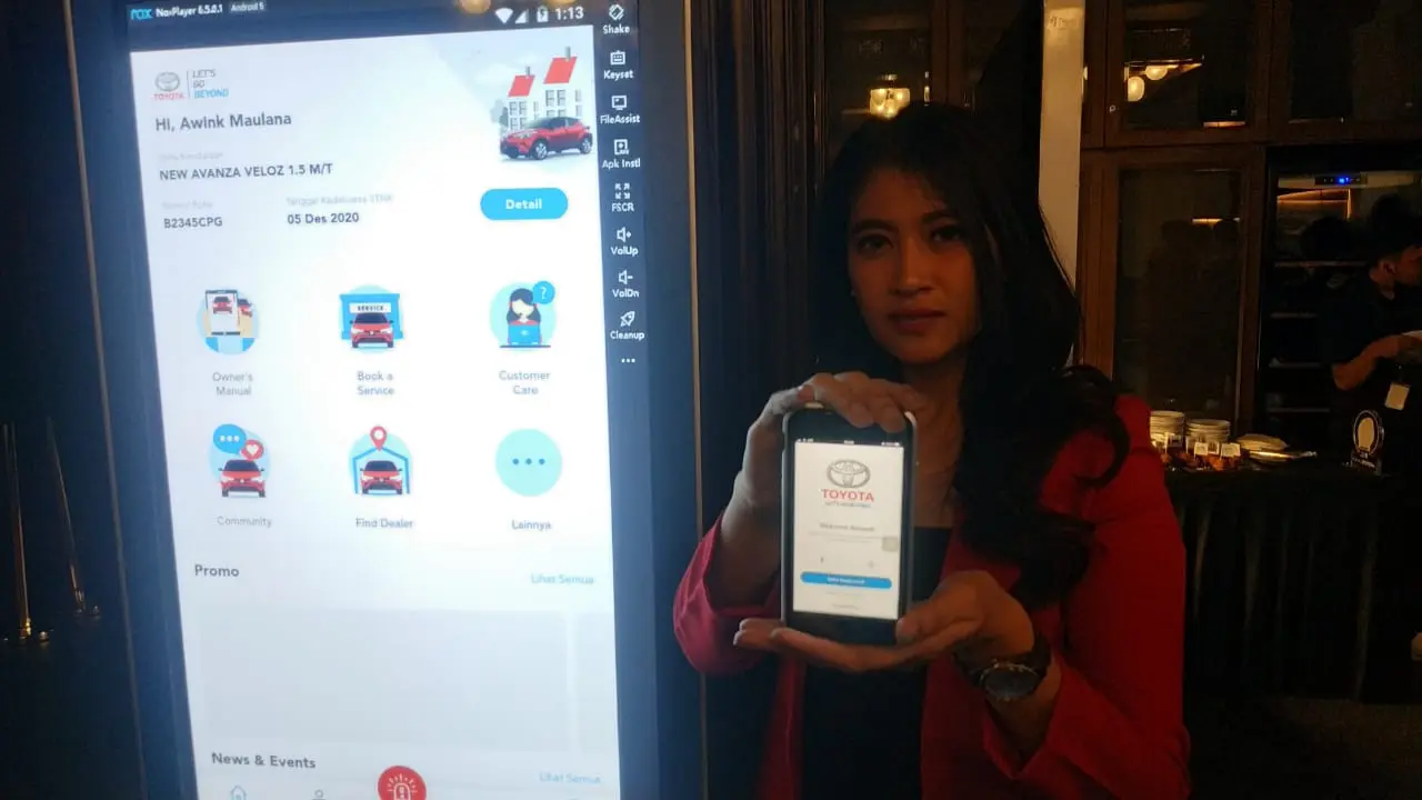 PT Toyota Astra Motor meluncurkan aplikasi gawai bernama mTOYOTA.