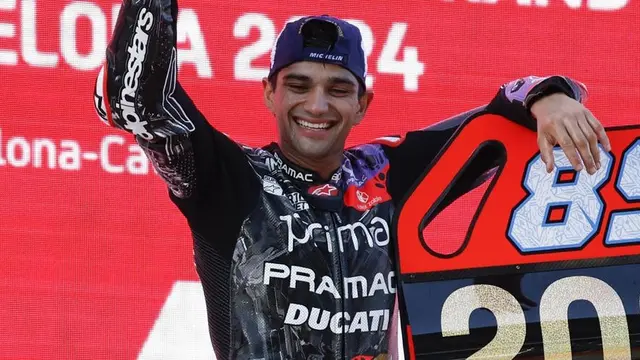 Pembalap Prima Pramac Racing, Jorge Martin (c) AP Photo/Joan Monfort