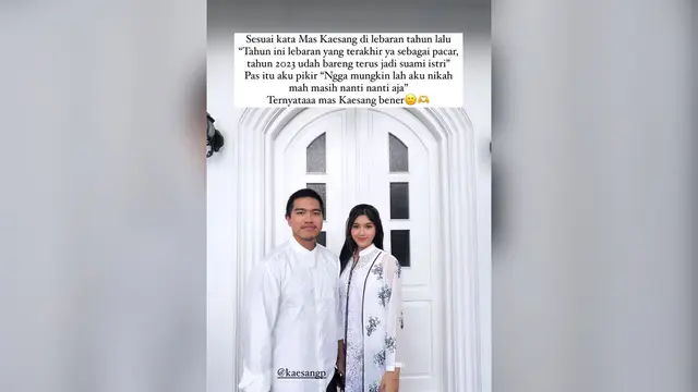 Potret Erina Gudono dan Kaesang Pangarep di Yogyakarta, Satu Hari Sebelum Lebaran