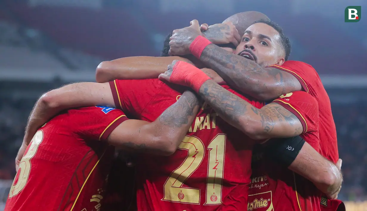 Persija Jakarta melibas Bhayangkara FC tiga gol tanpa balas dalam lanjutan BRI Super League di Stadion Utama Gelora Bung Karno (GBK) pada Senin (29/12/2025). (Bola.com/M Iqbal Ichsan)