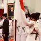 Peran Kachina Ozora dan Keyla Azzahra Purnama dalam Kirab Bendera Bendera Pusaka ke IKN (instagram.com/kachinaozora)