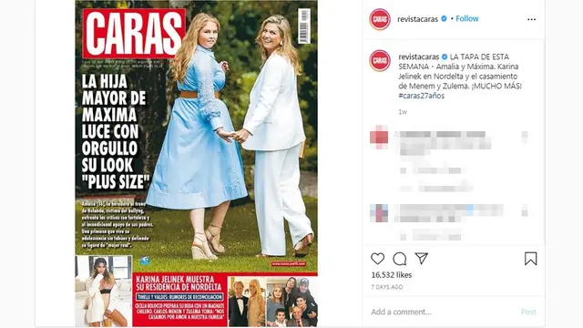 Majalah Gosip Banjir Kritik Usai Sebut Putri Kerajaan Belanda Plus Size