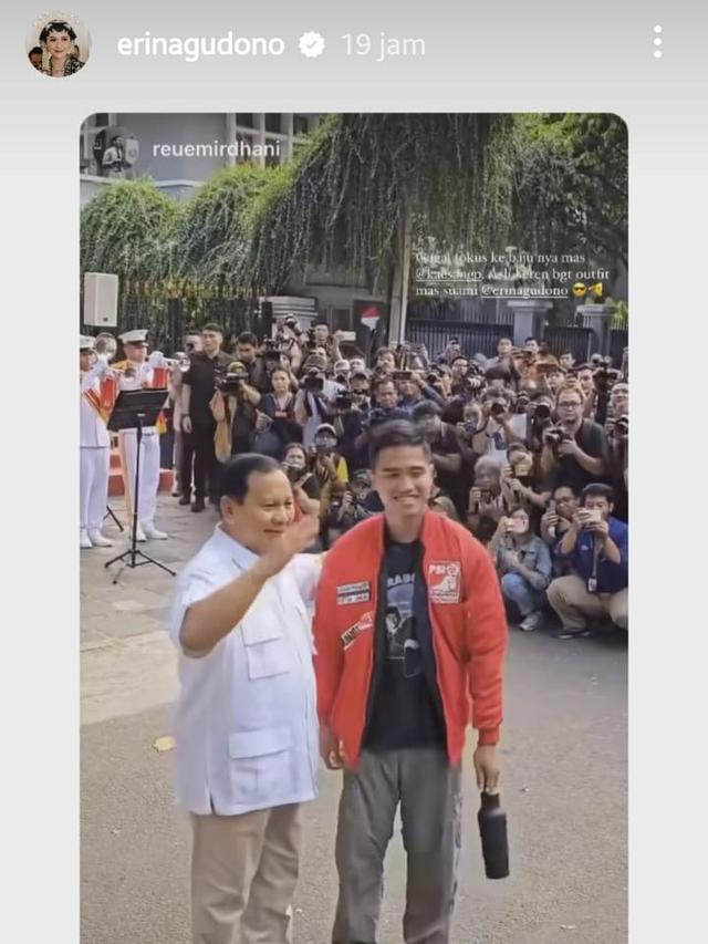 Kaesang Pangarep dan Prabowo Subianto