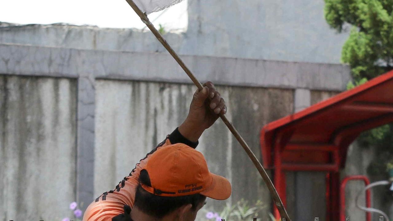 FOTO: Masa Tenang Pemilu 2024, Alat Kampanye yang Bikin Kumuh Mulai Dicopoti