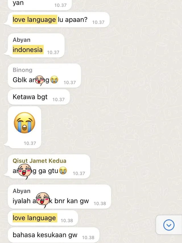 6 Balasan Chat saat Ditanya Bahasa Cinta Ini Kocak, Bikin Senyum Tipis