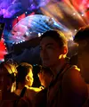 Warga Jakarta sambut meriah DWP (Djakarta Warehouse Project) hari pertama pada Jumat (11/12/2015) yang mengambil lokasi di Jakarta International Expo (JIExpo) Kemayoran, Jakarta. (Galih W. Satria/Bintang.com)