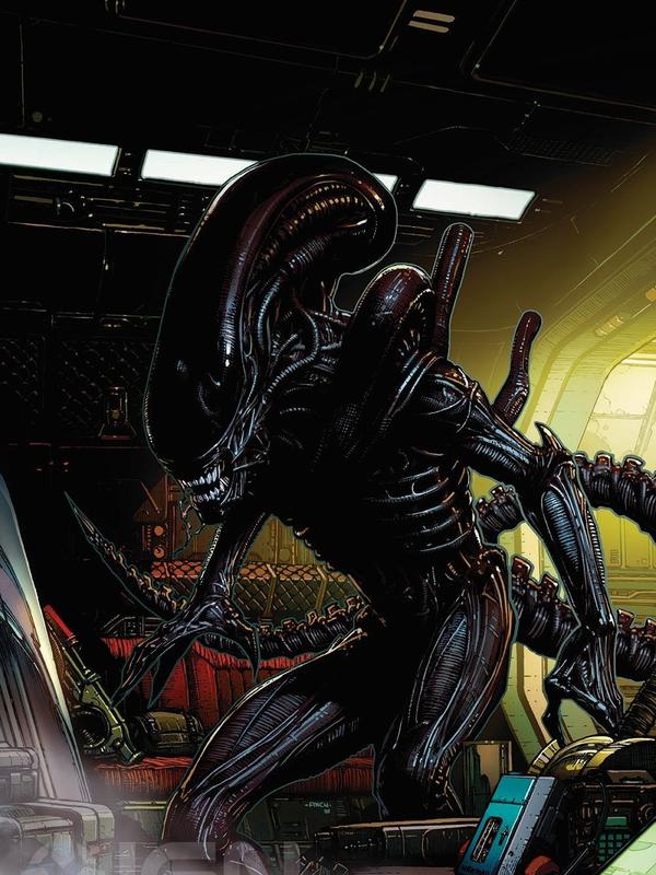 Marvel Alien oleh David Fincher. (Foto: Marvel Comics)