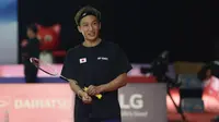 Pebulutangkis Jepang, Kento Momota. (PBSI).