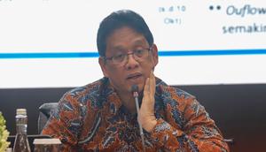 Menurut Purbaya sampai dengan akhir triwulan III-2025, kinerja APBN tetap terjaga dengan defisit 1,56 persen PDB dan keseimbangan primer yang positif. (merdeka.com/Arie Basuki)