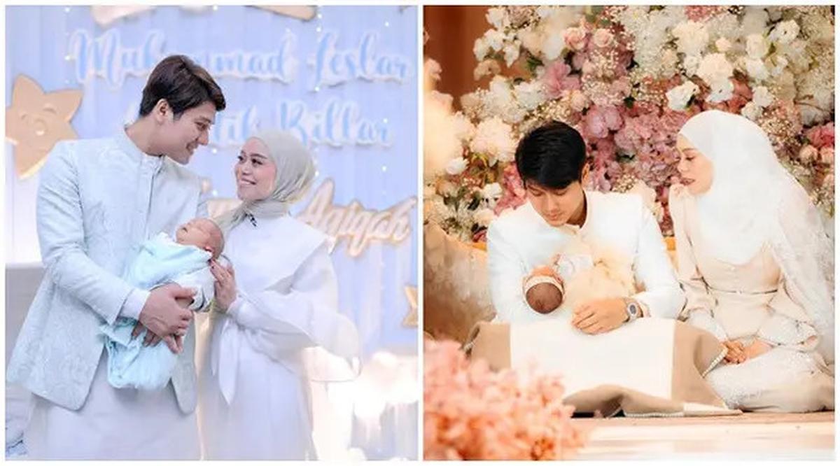 6 Potret Beda Penampilan Lesti Kejora di Akikah Anak Pertama dan Kedua, Memesona