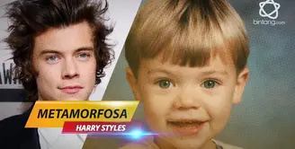 lihat metamorfosa wajah Harry Styles dari masa ke masa.