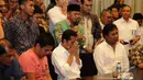 Tujuan pelepasan atribut kampanye pada dirinya, Jokowi mengungkapkan, untuk menciptakan suasana kembali seperti semula, sebagaimana sebelum adanya Pilpres, Jakarta, Senin (21/07/2014) (Liputan6.com/Herman Zakharia)