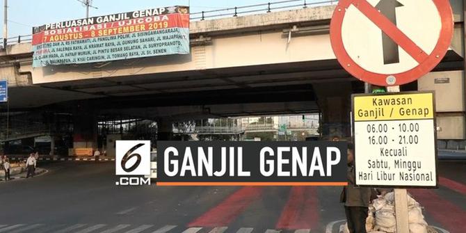 VIDEO: Perluasan Ganjil Genap Mulai Berlaku Hari Ini