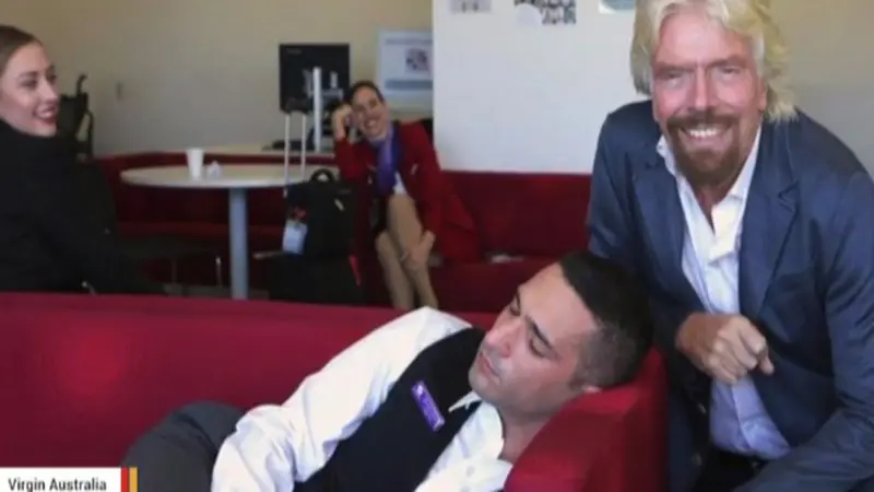 Lihat Karyawannya Tidur, Ini Tanggapan Santai Richard Branson