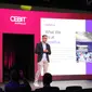 Richard Dharmadi, Group Product Manager Nodeflux, mewakili Nodeflux menjadi pembicara di konferensi internasional IT CeBIT (Foto: Nodeflux)