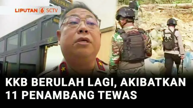 VIDEO: KKB Papua kembali Berulah Menyerang Puluhan Penambang Emas, 11 Orang Tewas