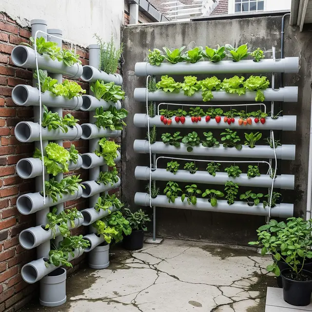 Taman Vertikal untuk Halaman Belakang Sempit di Rumah Perkotaan