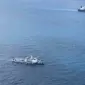 Bakamla RI mengamankan dua kapal super tanker, yakni MT Horse yang berasal dari Iran, dan MT Freya yang berasal dari Panama. (Liputan6.com/ Ajang Nurdin/ Ist)