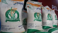 Bansos beras yang didistribusikan oleh Perum Bulog di seluruh Indonesia pada periode Juni dan Juli Tahun 2025. (Dok Bulog)