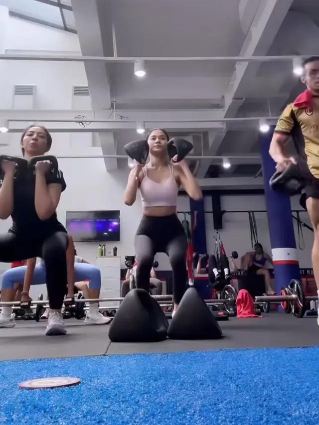 Azizah Salsha Nge-gym