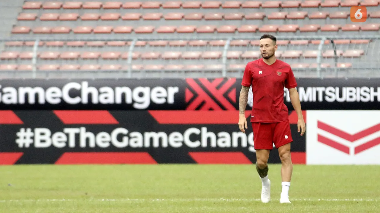 Latihan Timnas Indonesia di KLFA Stadium