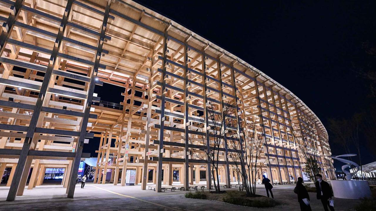 FOTO: Melihat Bangunan Struktur Kayu Terbesar di Dunia pada Perhelatan World Expo Osaka 2025