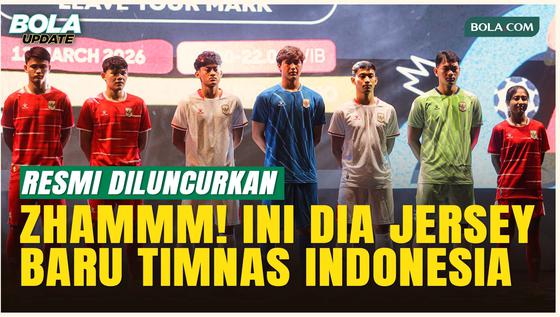 Resmi! Kelme Luncurkan Jersey Anyar Timnas Indonesia