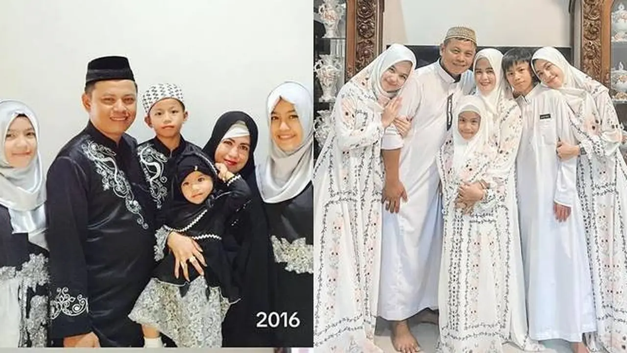Keren, Ini Potret Foto Keluarga Jalani 8 Kali Lebaran yang Kompak Banget